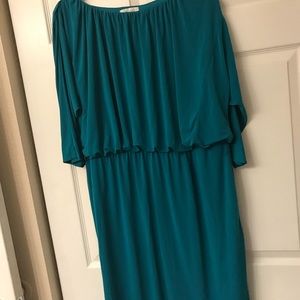 Dress Barn teal dress